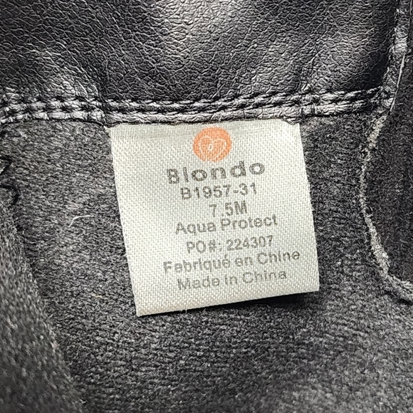 Blondo Women's Black Suede Loann Noir Ankle Boot Size 7.5 - Picture 13 of 13